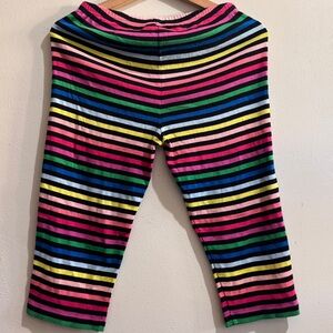 RYKIEL

ENFANT Pink and Blue Striped Leggings Vibrant Knit Bottoms